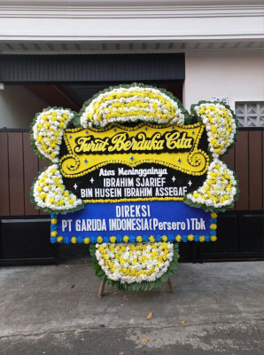 Papan Bunga Duka di Onan Ganjang